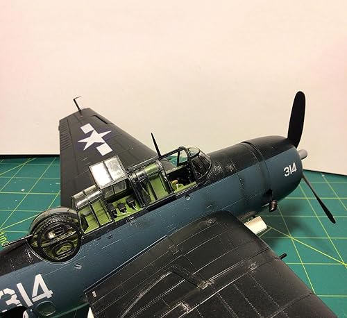 Miniatura 6 de Maquetas de Aviones Kit Plástico, TBM-3 Avenger Torpedo Bomber Escala 148, 10 x 13.8 Pulgadas
