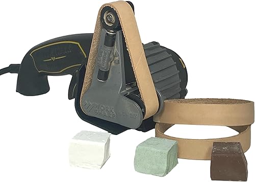 Miniatura 3 de Pack de 3 cinturones de cuero de 34" x 12" con compuestos verdes, blancos y marrones