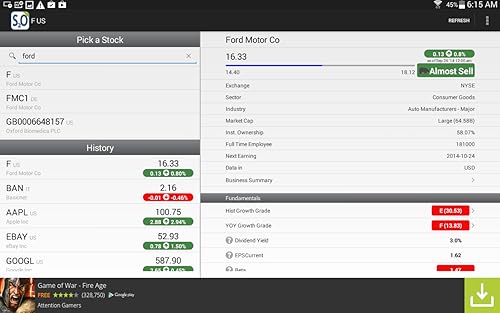 Stock Value Analyzer Lite