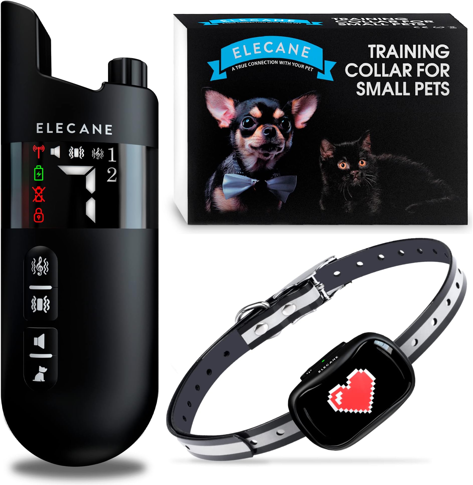 Mini Training Collar for Small Dogs 515lbs Rechargeable
