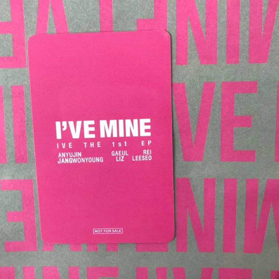 IVE ウォニョン 1/31 福岡 会場限定 トレカ IVE MINE 福岡 ウォニョン 2/1 1/31 大阪2/7会場限定トレカ IVE MINE
