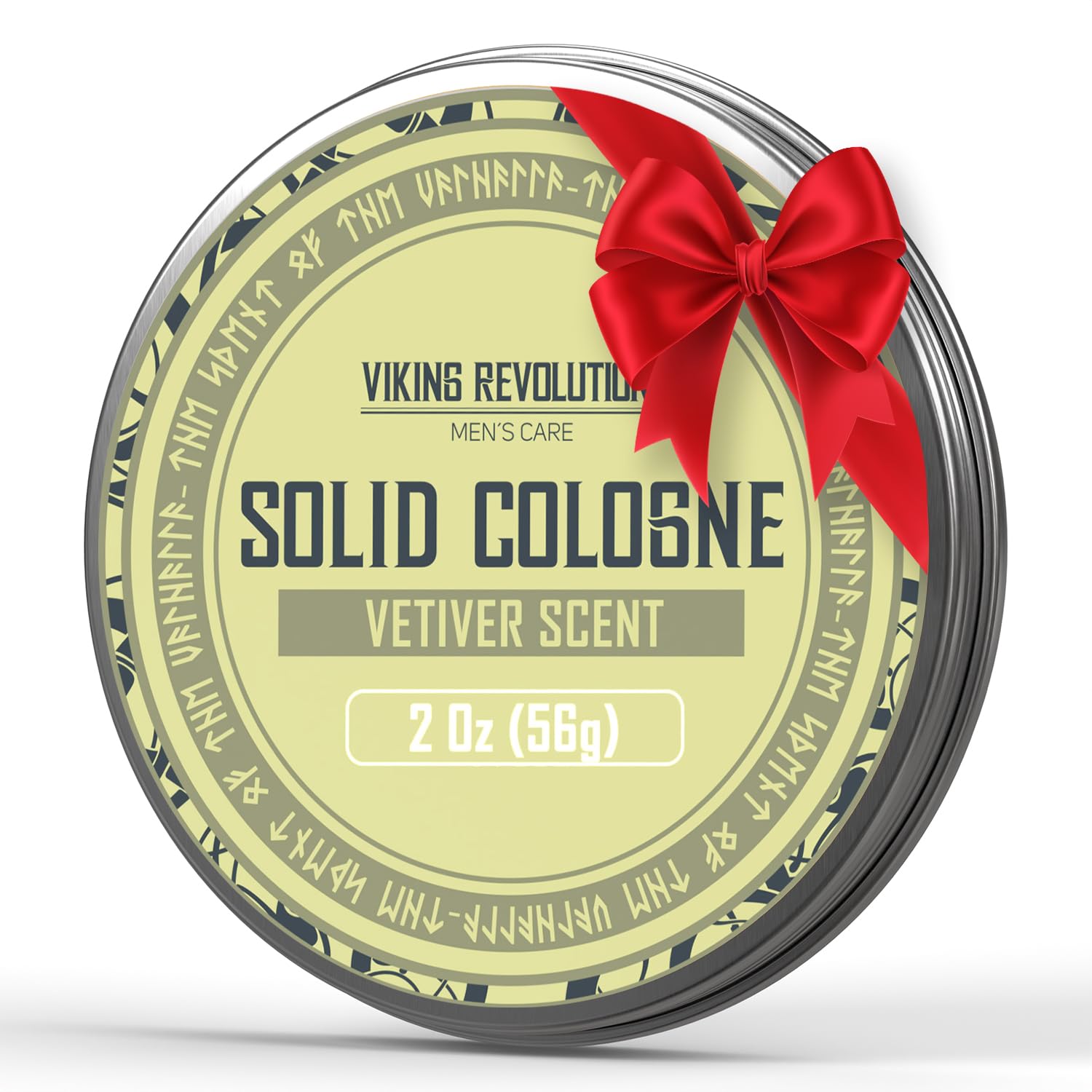 Vetiver Mens Solid Cologne Men 2 Oz - Men Solid Perfume with Vetiver Cologne for Men - Balm Cologne for Mens Cologne Balm Travel Cologne Wax (1 pack, Vetiver)