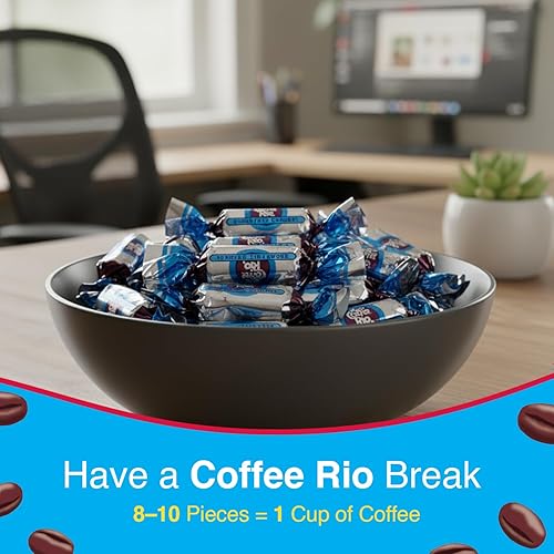 Miniatura 7 de Dos bolsas de dulces sin azúcar – Original Coffee Rio Premium Coffee Candy – Cada bolsa es de 3 onzas – Seis onzas de caramelo de café puro cremoso