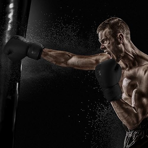 Miniatura 5 de Guantes de boxeo para hombres y mujeres, guantes de entrenamiento de cuero de primera calidad, guantes de entrenamiento para saco de boxeo