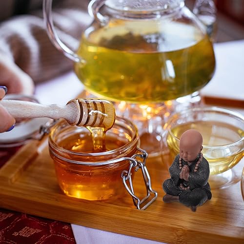 Miniatura 2 de Garneck Decoración de cerámica para bebés de cerámica de escritorio de platillo de adorno de mascotas de té