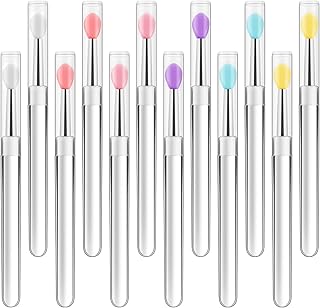 12PCS Silicone Lip Brush Lipstick Brush Lip B...