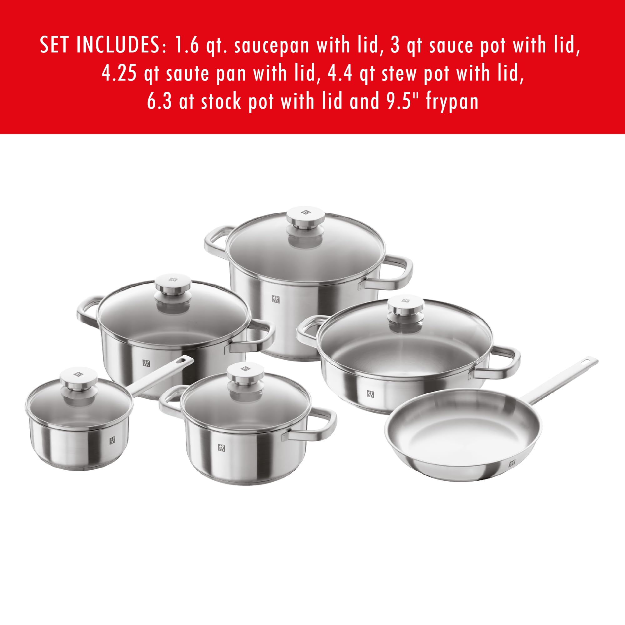 新品　大人気　ZWILLING JOY COOKWARE SET 3点セット 新品 大人気 ZWILLING JOY COOKWARE SET 3点セット｜Yahoo