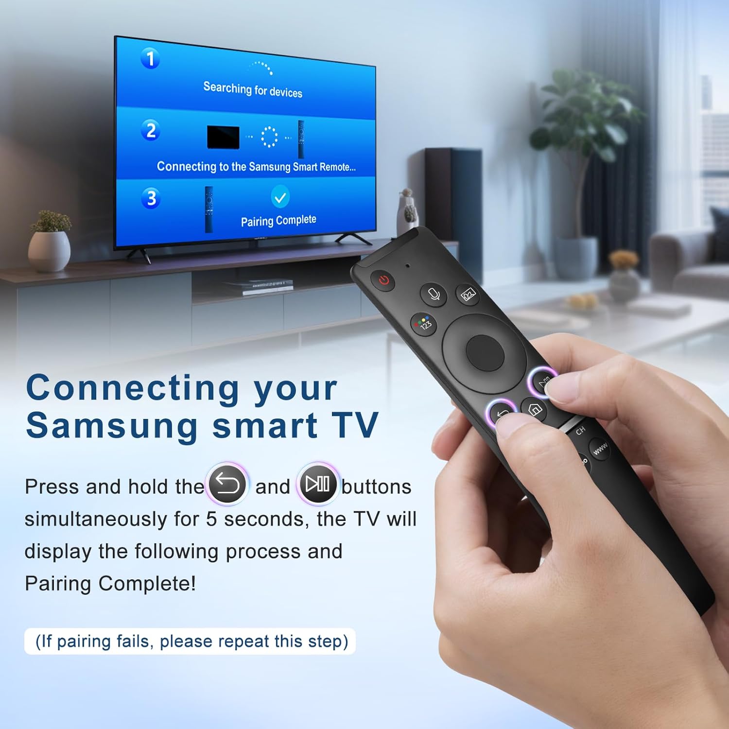 Voz Mando para Samsung-Smart-TV, Mando a Distancia para Todos Los Voz Samsung Voice Televisión Original 5