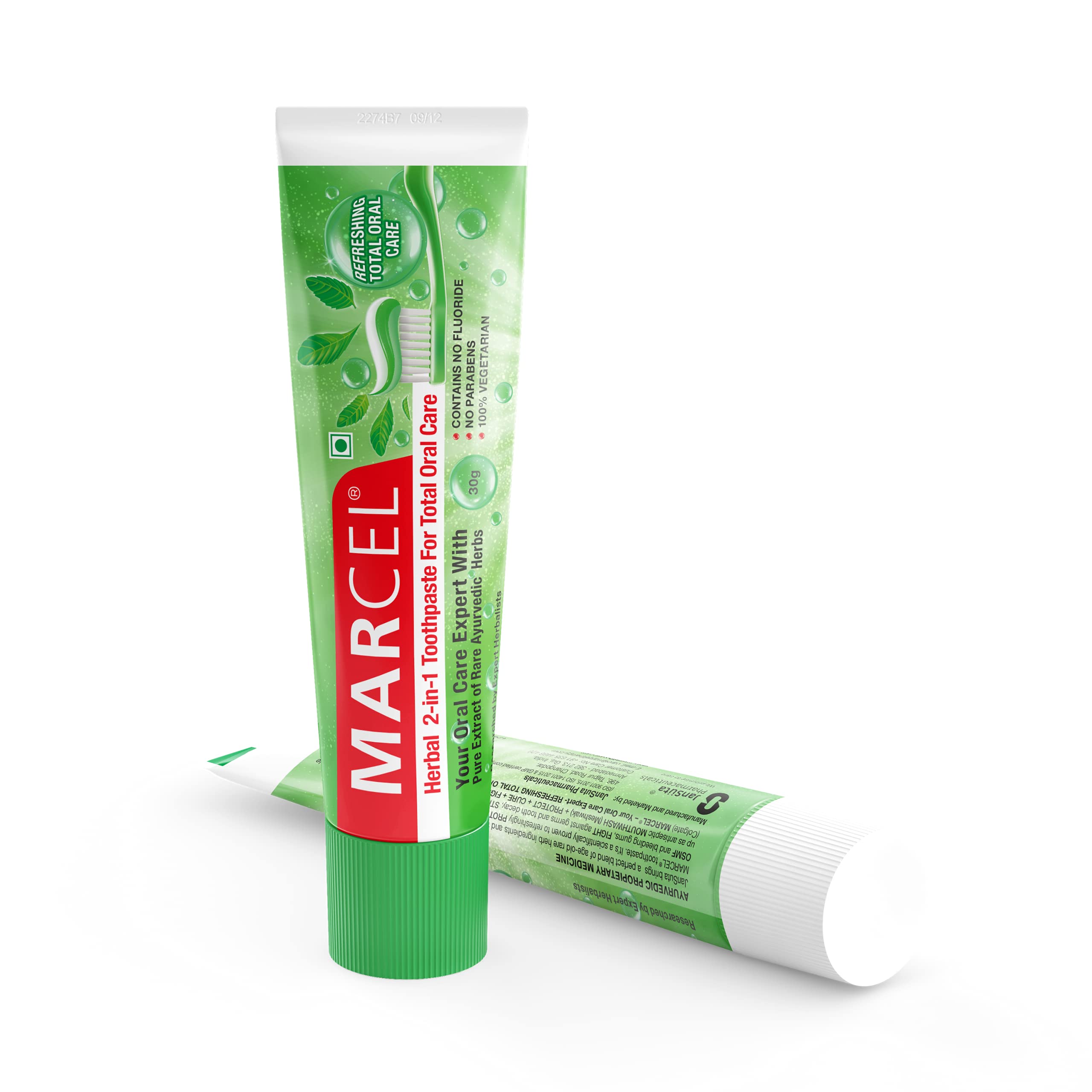MARCEL� 2in1 Herbal TOOTHPASTE(30g)