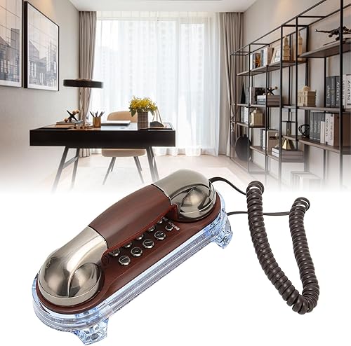 Miniatura 4 de Teléfonos fijos para el hogar, teléfonos de pared, teléfono con cable para personas mayores, teléfono doméstico retro terrestre, teléfono fijo
