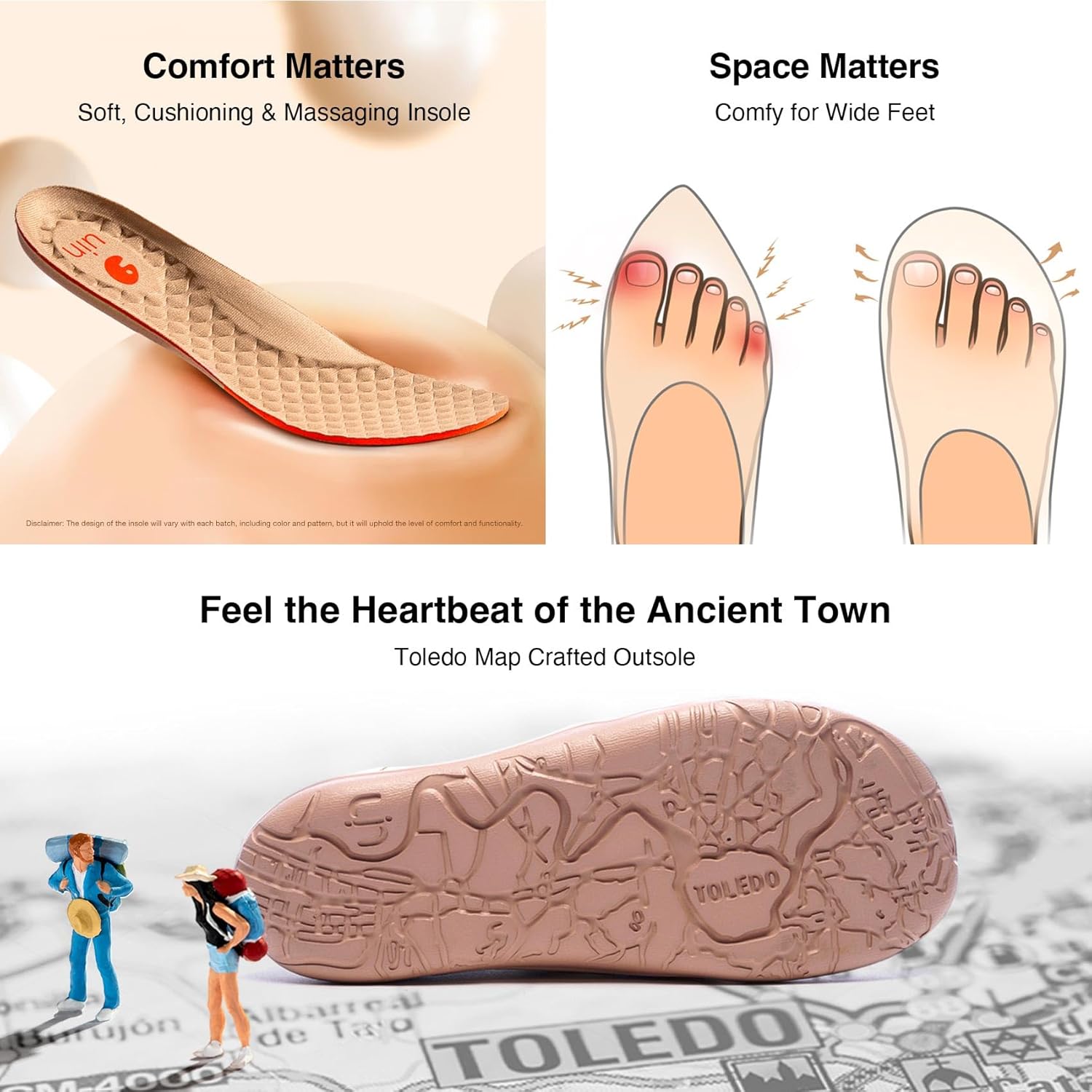 UIN Women's Art Travel Shoes Slip On Casual Cozy Loafers Lightweight Comfort Fashion Sneaker Toledo Ⅰ - Image 8