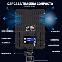 Vista 5 de NiceVeedi Kit de Iluminación para Fotografía de 2 Paquetes, Luces de Estudio Bicolor de 36W 2700-6500K CRI 95+, Kit de Luz de Video LED Regulable