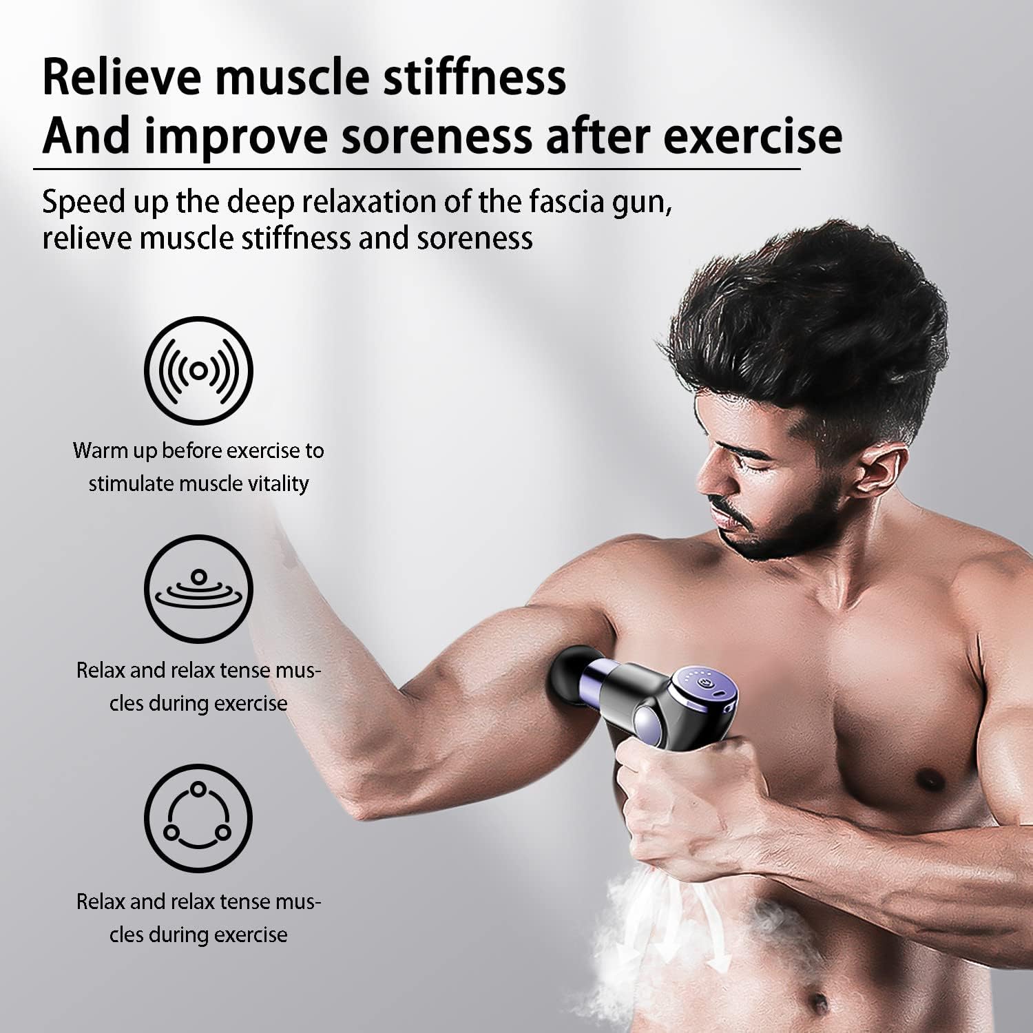 Saanvi Enterprisez Massage Gun 3200 RPM for Full Body Pain Relief, Massager Machine, Black Saanvi Enterprisez Massage Gun 3200 RPM for Full Body Pain Relief, Massager Machine, Black