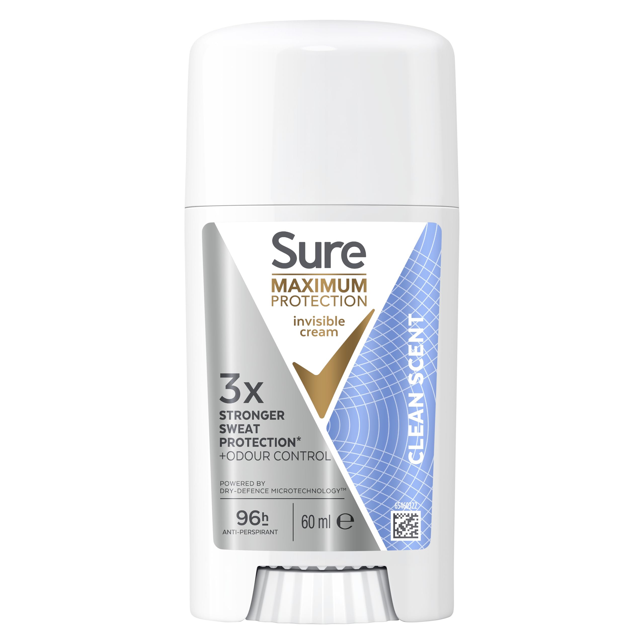 Sure Maximum Protection Clean Scent Anti-Perspirant Cream 60 ml