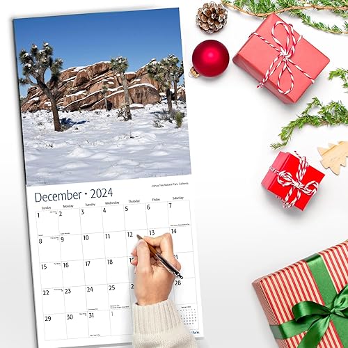 Miniatura 5 de RED EMBER Seasons in the National Parks - Calendario mensual de pared colgante 2024  12 x 24 pulgadas abierto  Papel grueso y resistente  Regalar