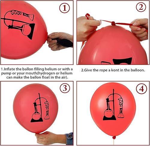Miniatura 4 de 40 globos de ciencia para fiestas, globos de látex de ciencia, decoraciones de fiesta de cumpleaños para científicos, laboratorio, vacaciones,