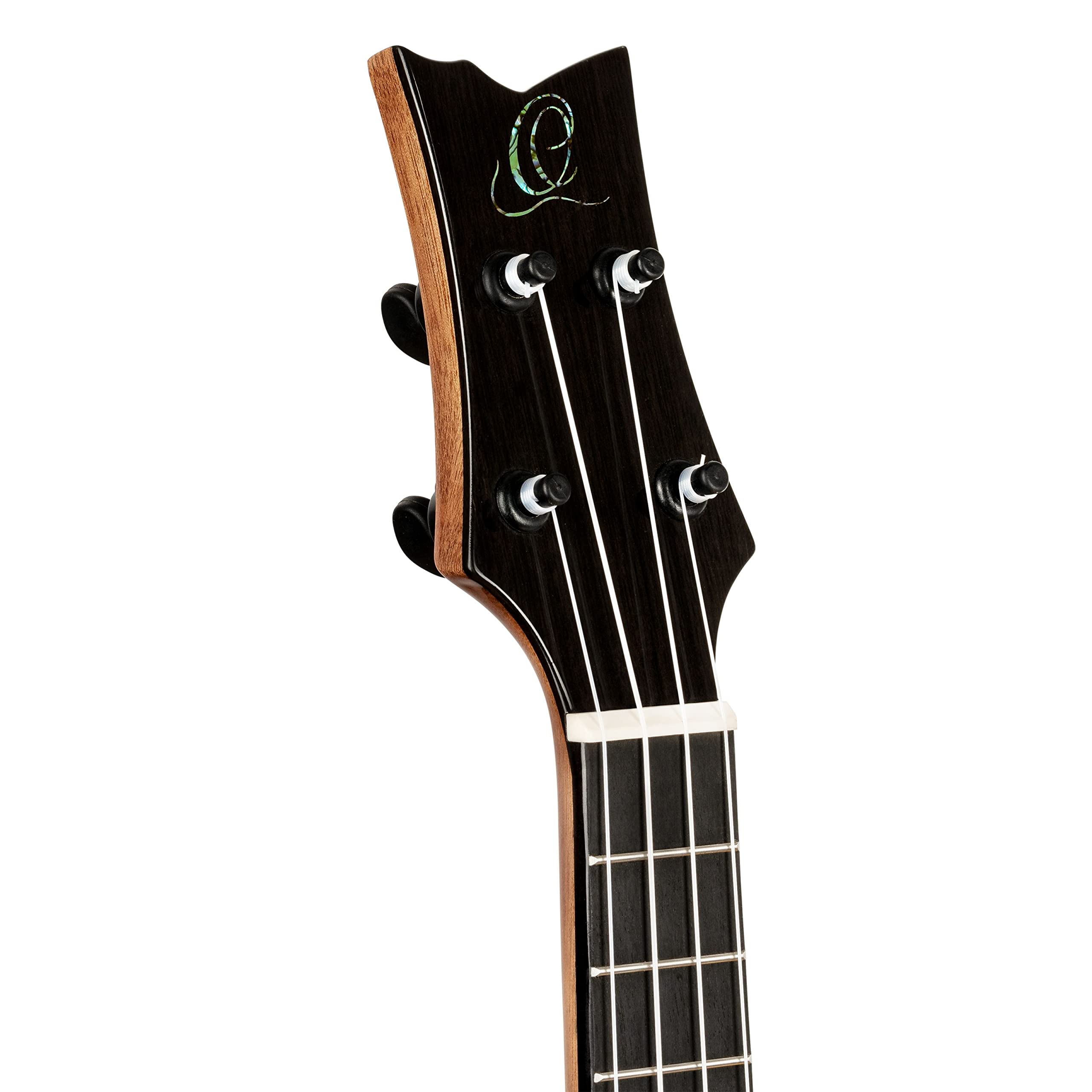 Ortega Guitars Elektro-akustyczne Ukulele Koncertowe – Seria The Private Room – W Zestawie Z Pokrowcem – Świerk/Biały Heban, Wykończenie Naturalne (EAGLESUITE-U)