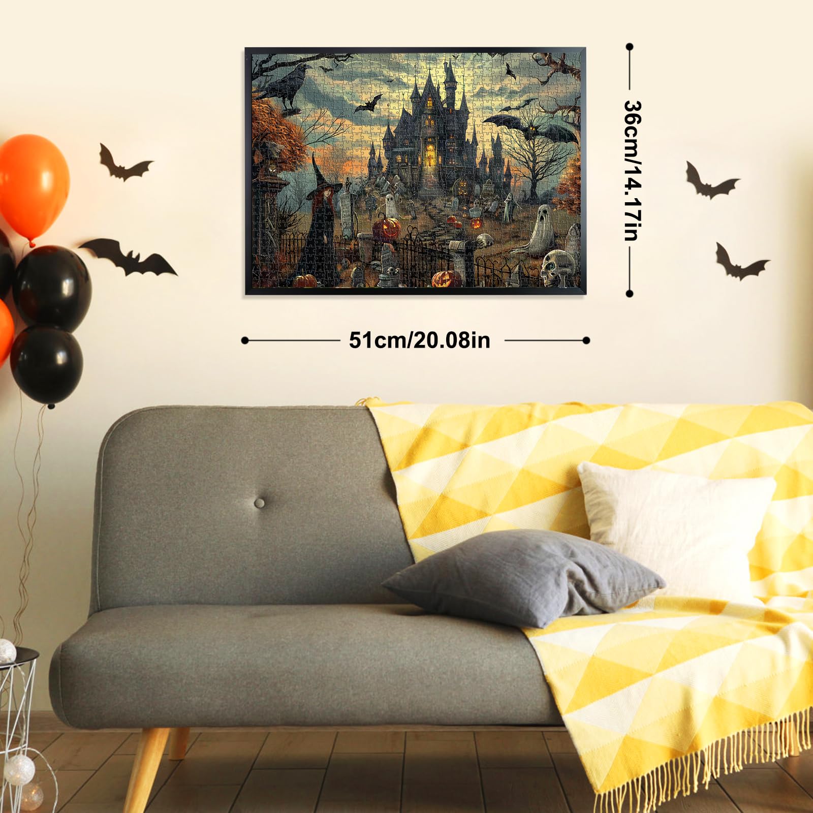 Amazon.com: 500 Piece Jigsaw Puzzle for Adults- The Witch's Castle