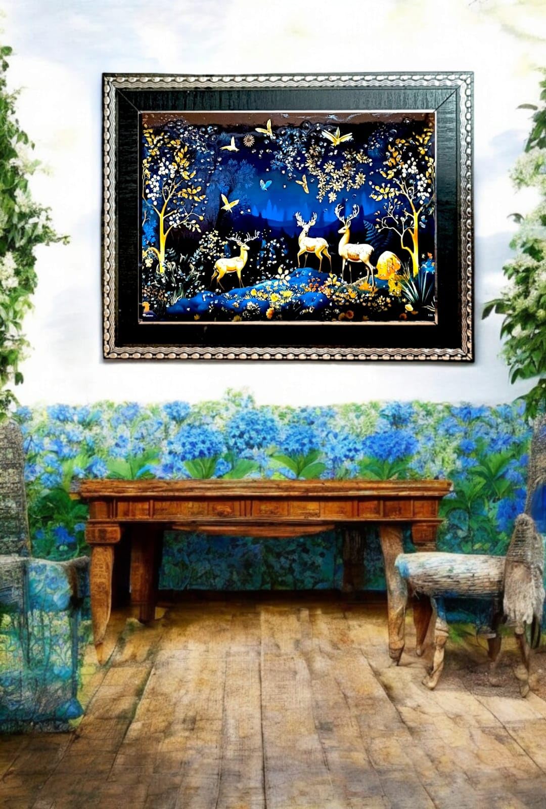 Suninow Crystal embossed with resin painting for living room (16) 3
