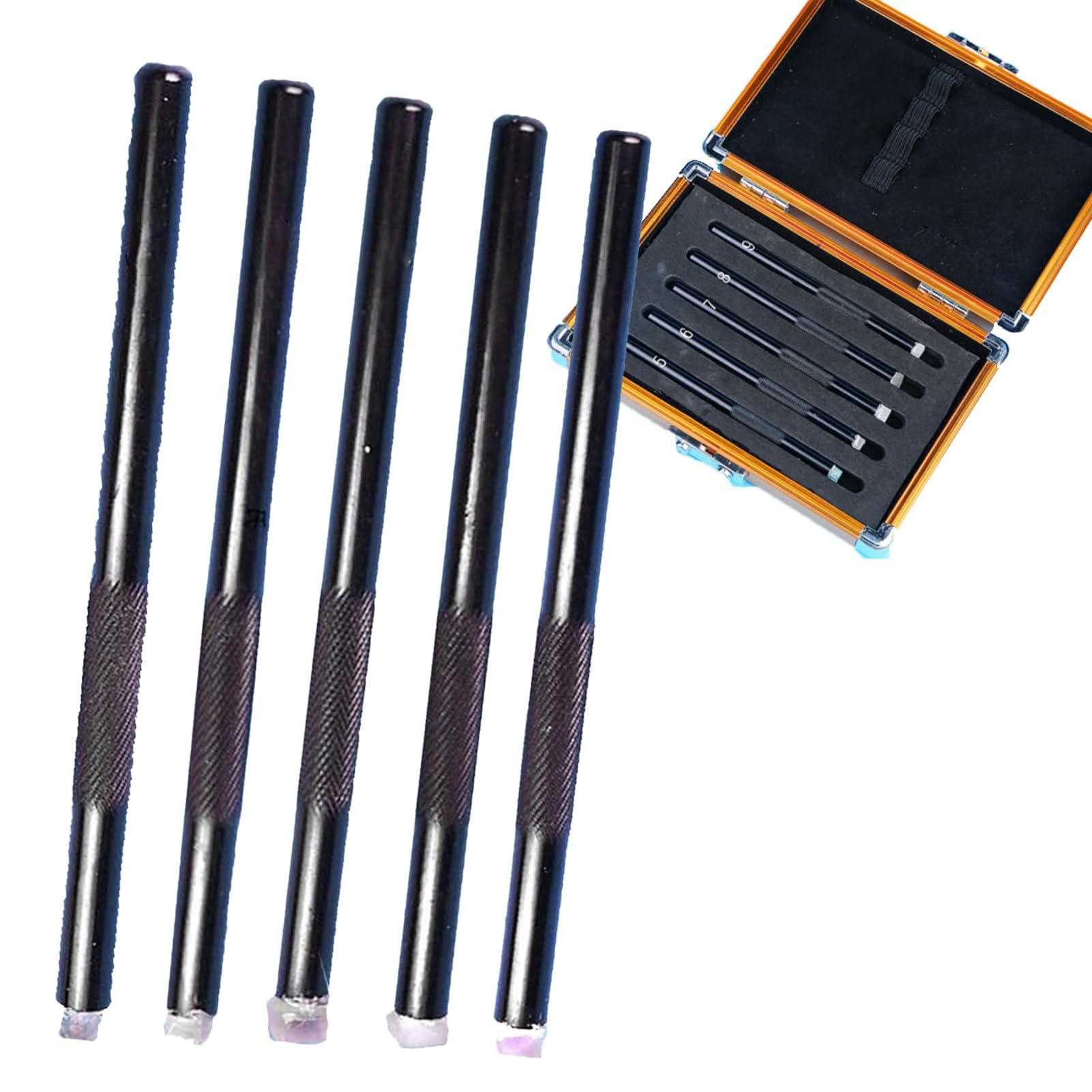 Kit test de dureté par rayure pour éviter les erreurs d'identification de minéraux
