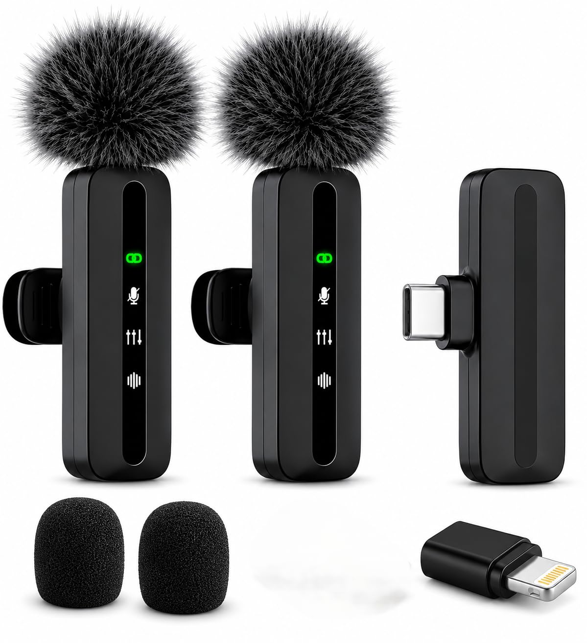 𝟏 𝐘𝐄𝐀𝐑𝐒 𝐖𝐀𝐑𝐑𝐀𝐍𝐓𝐘 SE83 Mic for Youtubers, Noise Cancellation Wireless Microphone with 20m Range, 8H Battery, Mic for YouTube Wireless, Microphone for Recording, Vlogging-image-36