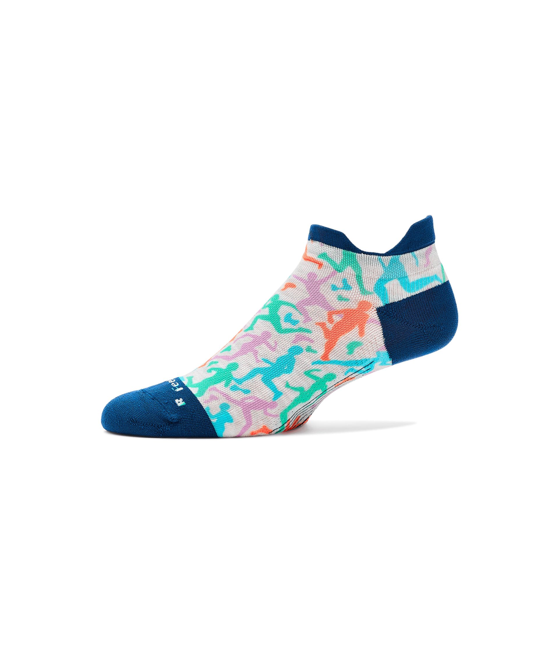Feetures Elite Light Cushion No Show Tab Sock Wave