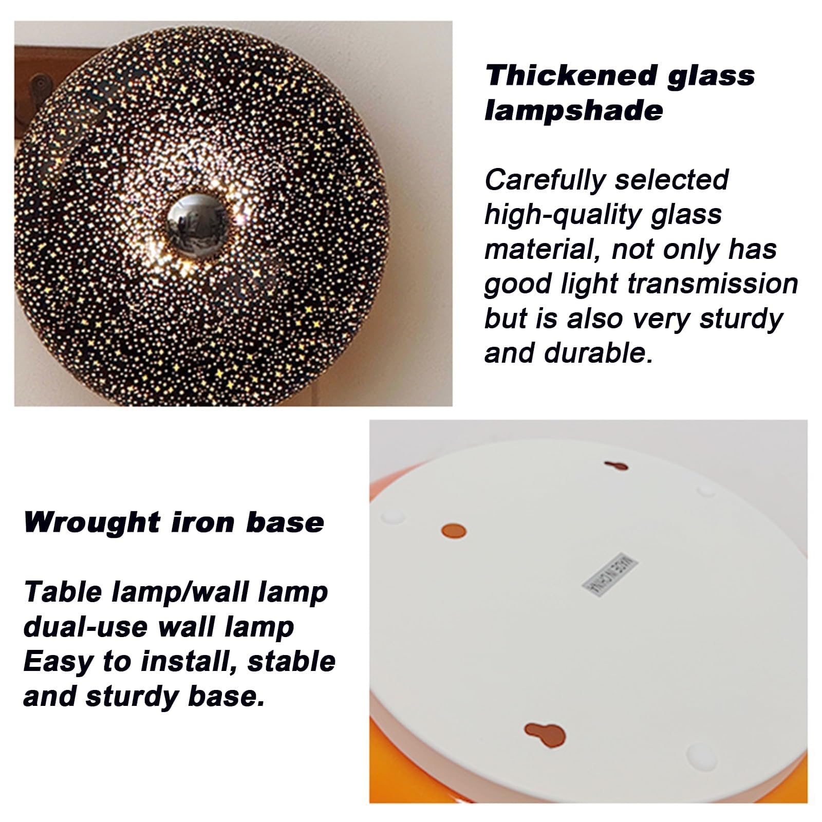 Moderne Sternenhimmel-Donut-Lampe