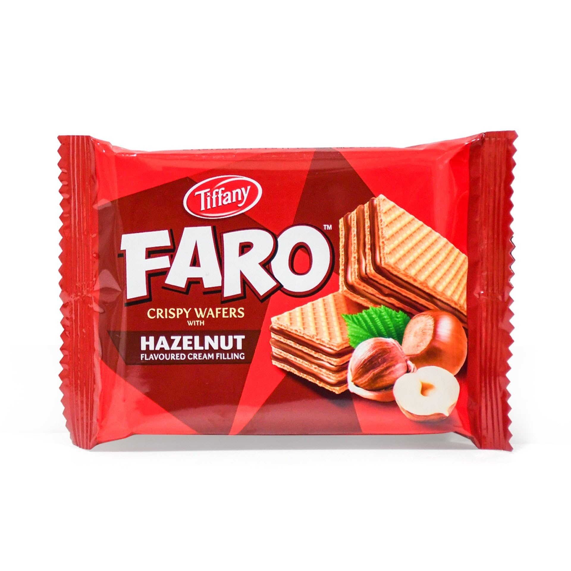 Tiffany Faro Crispy Wafer With Hazelnut, 12 x 40 g