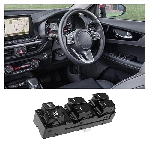 Miniatura 2 de Interruptor de ventana principal de accionamiento derecho RHD Power Elevalunas de cristal Interruptor principal compatible con Kia Cerato