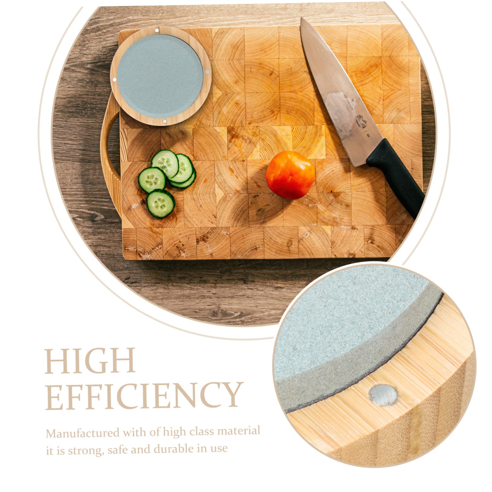 Uonlytech 4pezzi Affilatrice Per e Giardinaggio Base e Carbonato Strumento Affilatura e