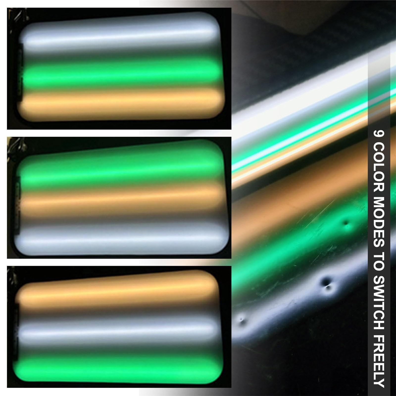 Strumenti automobilistici di riparazione dell'ammaccatura con la striscia della luce del LED per rilevazione e rimozione di danno del corpo