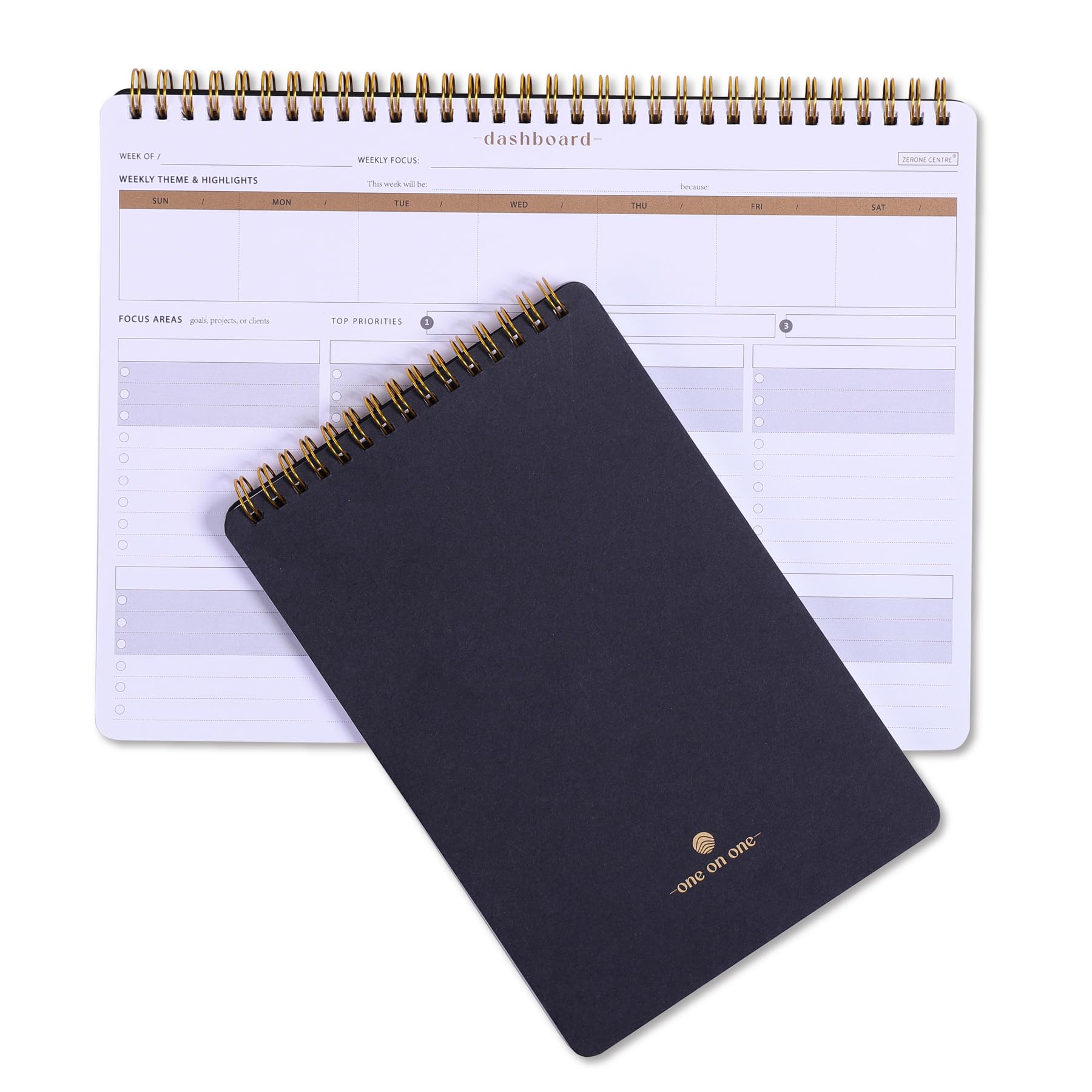 Weekly Dashboard Planner & Meeting Notebook Bundle -This Adhd Productivity Tools Helps Individuals, Professionals, or Teams to Manage Projects,