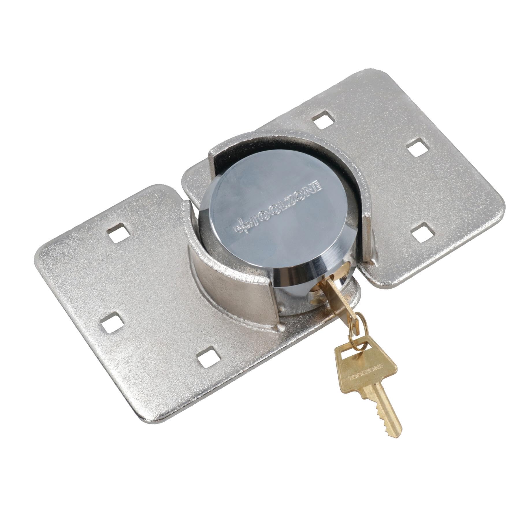 Cadenas de sécurité pour porte de garage et van avec porte-cadenas en acier de 73mm