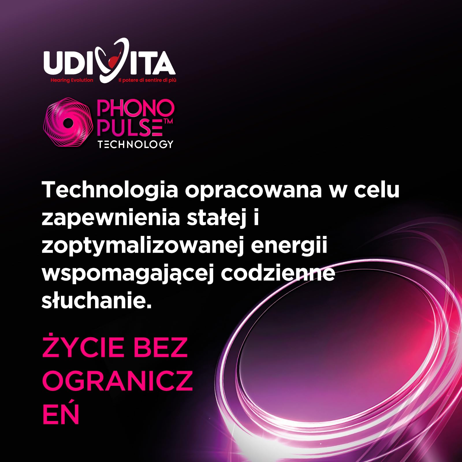 160 baterii do aparatów słuchowych Udivita rozmiar 10 (żółty) PR70 z technologią Phono Pulse - 20 blistrów po 8 baterii