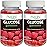 YUM-V\'S Glucose Gummies - Fast Acting Glucose Chewable Gummies - Great Tasting - Gluten Free, Vegan, Non-GMO - Berry Natural Flavor - 60 Chewable Gummy for Adults & Kids (Pack of 2)