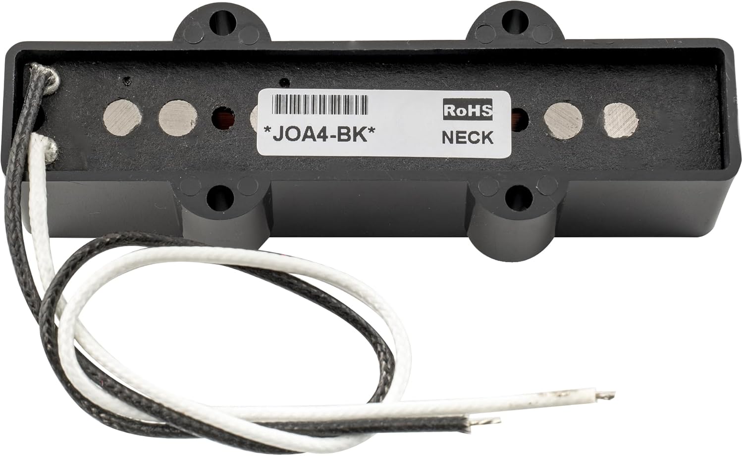 Artec JOA4 Alnico 5 Vintage Tone Jazz Bass Pickup Neck Pickup 6K for 4 String J-Bass Electric Bass, Black
