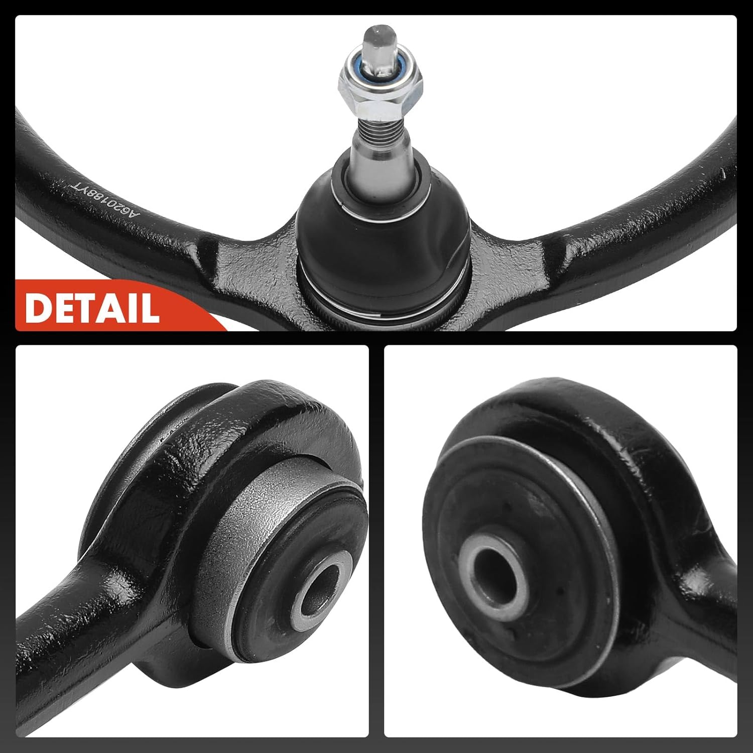 A-Premium Front Upper Control Arm, with Ball Joint & Bushing, Compatible with Jeep Grand Cherokee 2005-2010, Commander 2006-2010