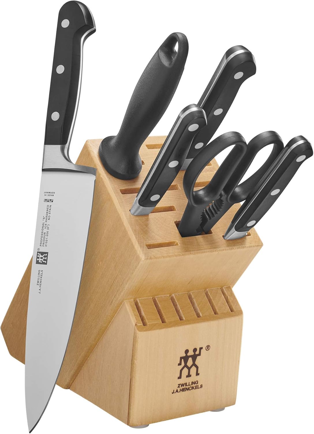 ZWILLING Professional "S" 7-pc Knife Block Set - Natural