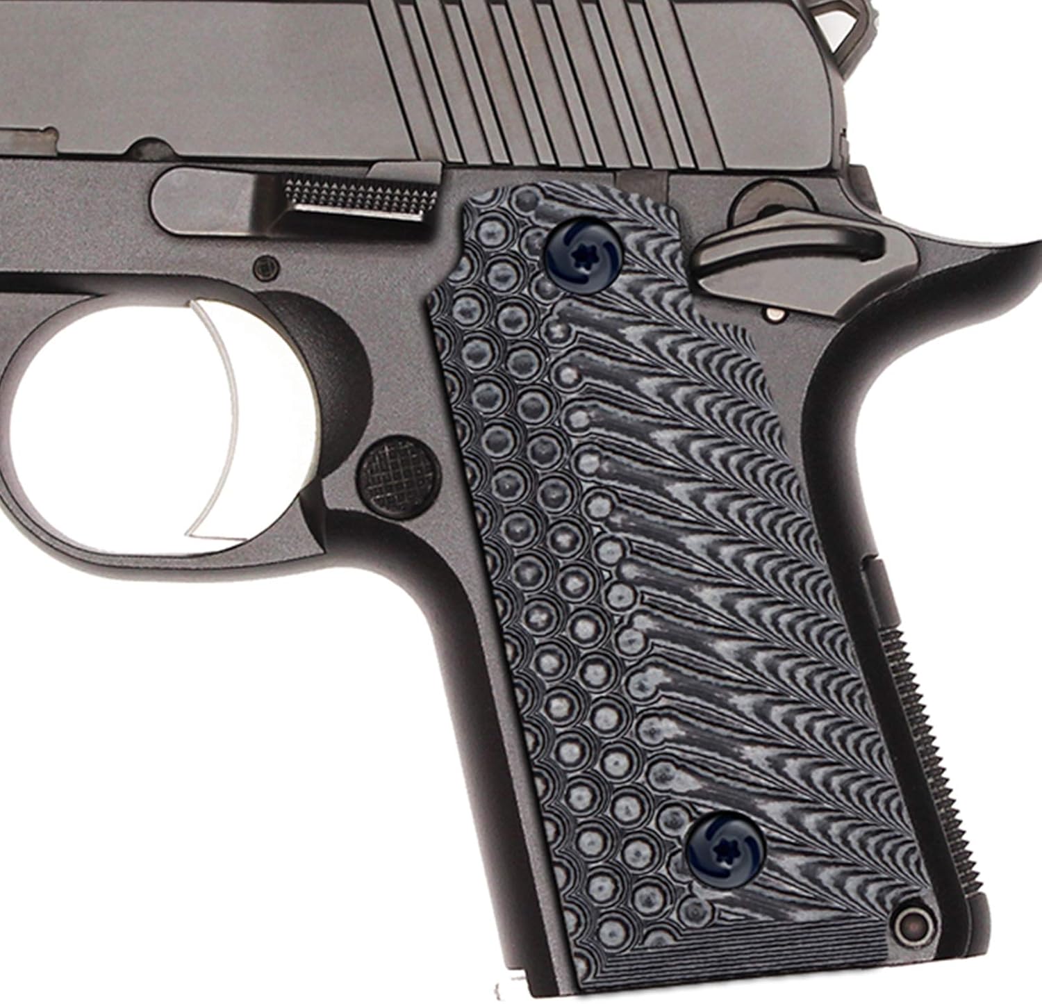 Guuun Kimb Micro Carry 380 ACP G10 Grips with Ambi, OPS Tactical Texture