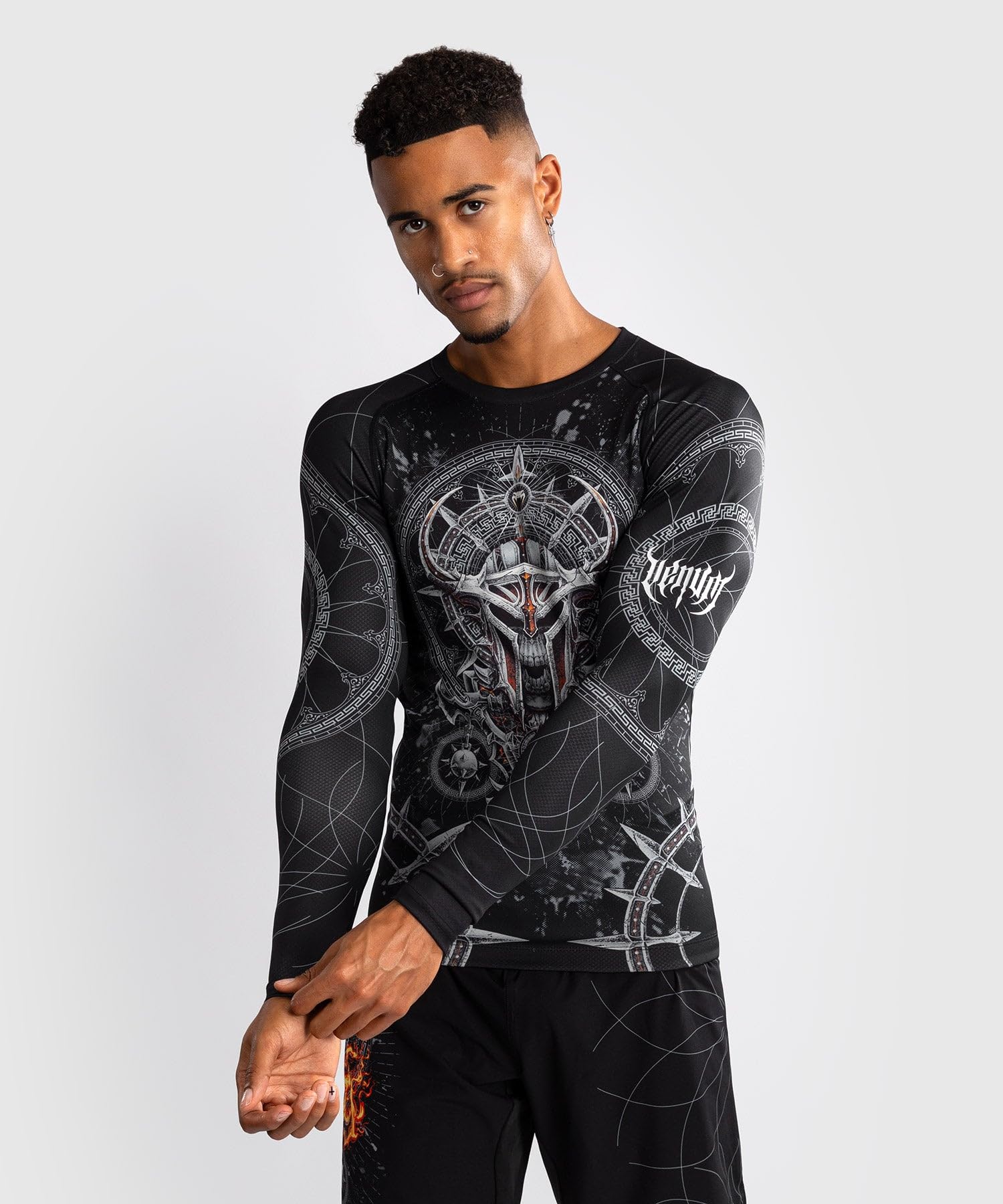 Venum Gladiator 5.0 Men's Long Sleeve Rashguard T-Shirt à Manches Longues Homme