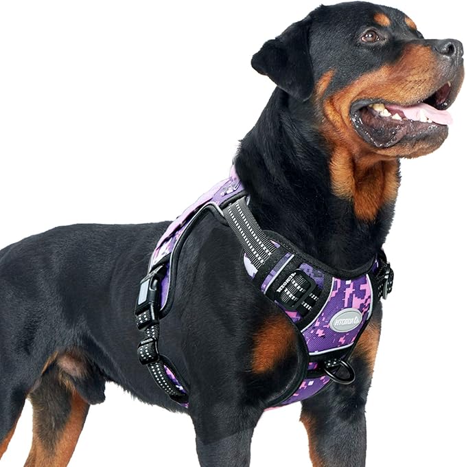 AUROTH Tactical Dog Harness for Small Medium Large Dogs No