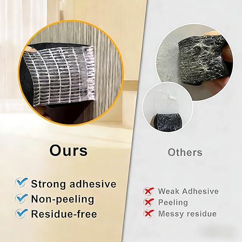 Miniatura 3 de Burlete para Puertas y Ventanas, Cinta de Junta de Espuma Autoadhesiva, Ahorro de Energía (14 pulgadas x 14 pulgadas x 33 pies)