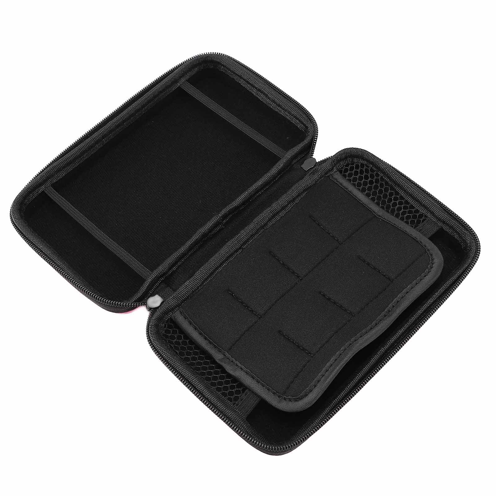 Futerał do Przenoszenia na NEW 3DS XL, Super Edition, NEW 2DS XL, NEW 3DS LL, na 3DS XL, na 3DS LL, Twarda Walizka Ochronna z 8 Miejscami na Gry, Wodoodporny PU i Twarda EVA