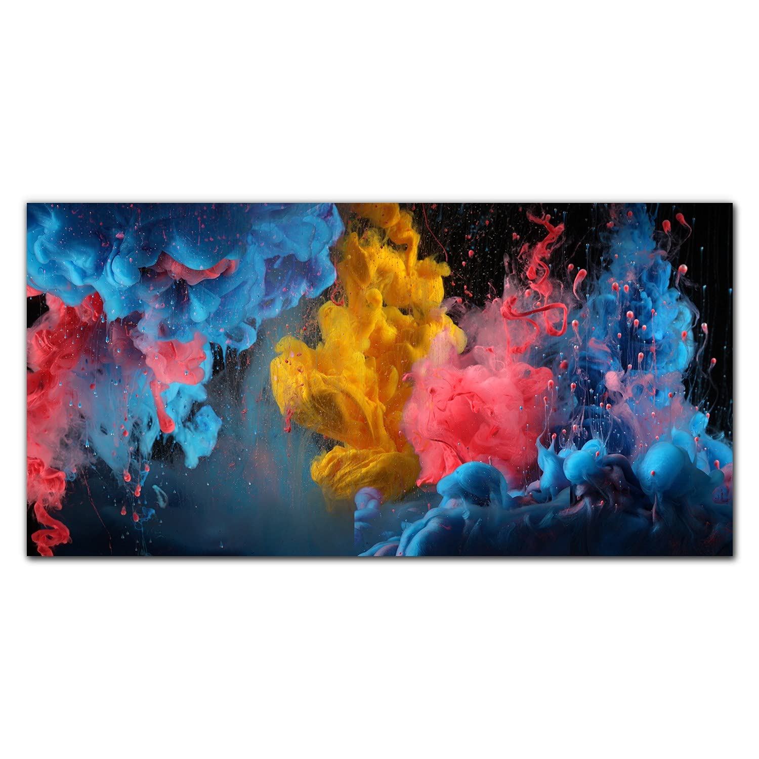 Fiable protection de cuisine murale en verre trempé 140x70cm nuages