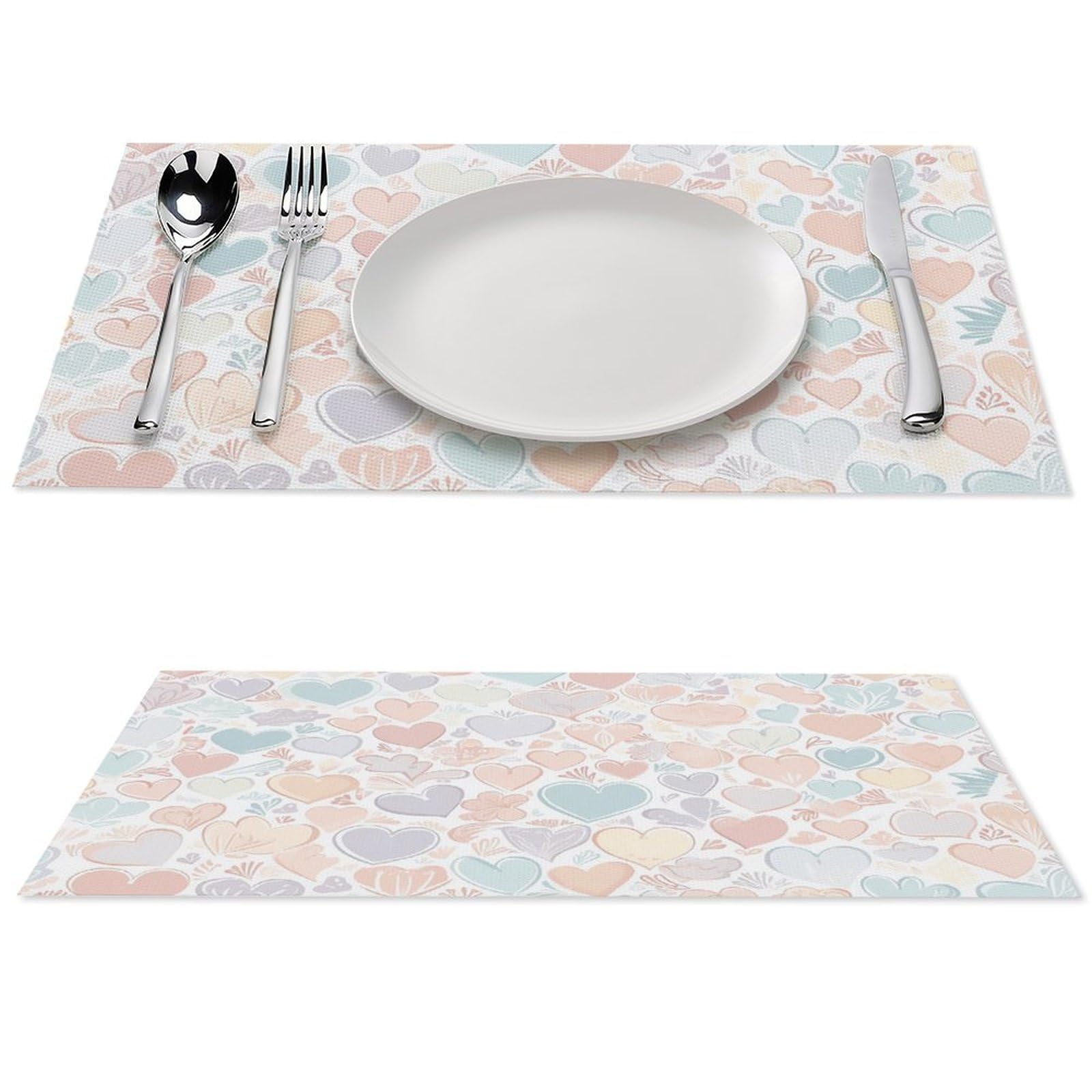 Set de table lavable pour repas de jardin en famille lot de 6 antidérapants