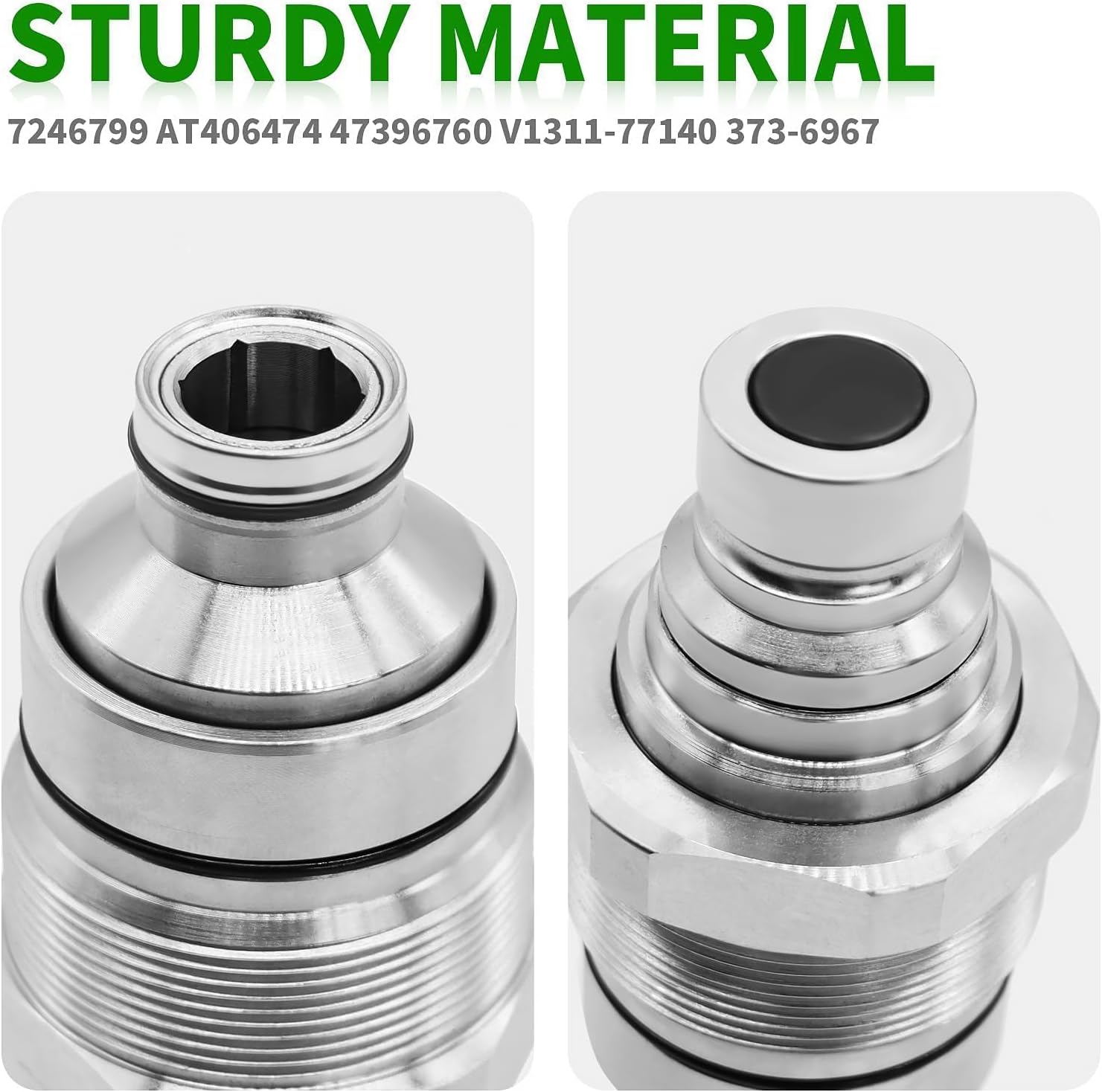 7246799 Hydraulic Male Flat Face Coupler for 773 A220 AT406474