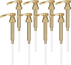 8 Pieces Syrup Pumps, Coffee Syrup Pump Dispenser, Fits 25.4 Oz/750ml Coffee Flavoring Syrup Bottles, Torani Syrup Pump Replacement