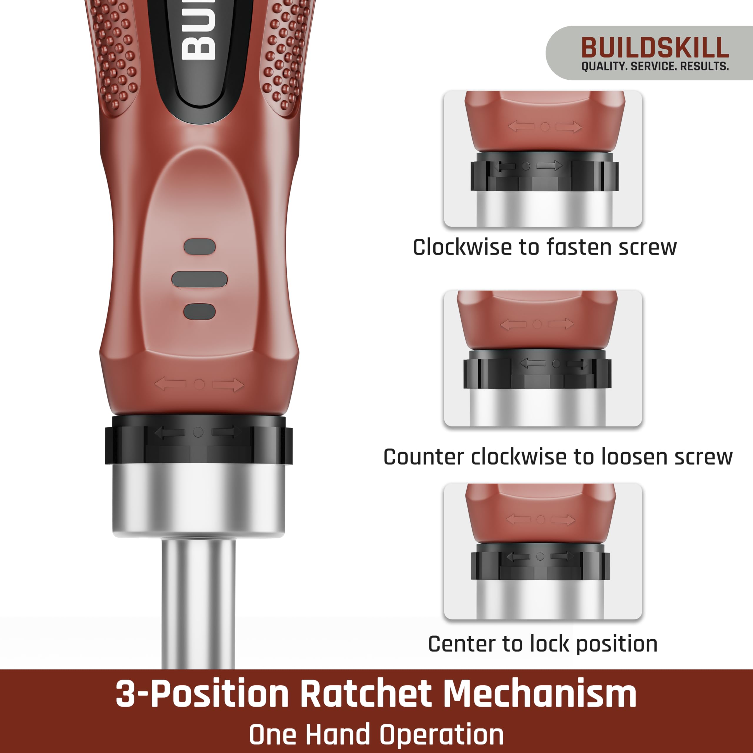 BUILDSKILL 101 Piece Ratchet Screwdriver Kit - Repair Tools -7 BUILDSKILL 101 Piece Ratchet Screwdriver Kit - Repair Tools -7