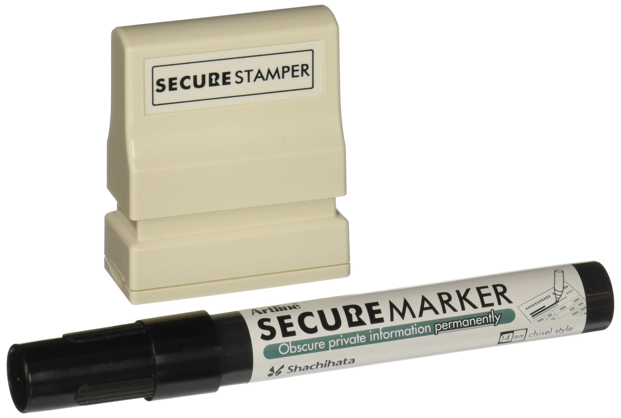 SHACHIHATA INC Small Security Kit, 1/2 x 1-11/16 Inches, Black (XST35302)