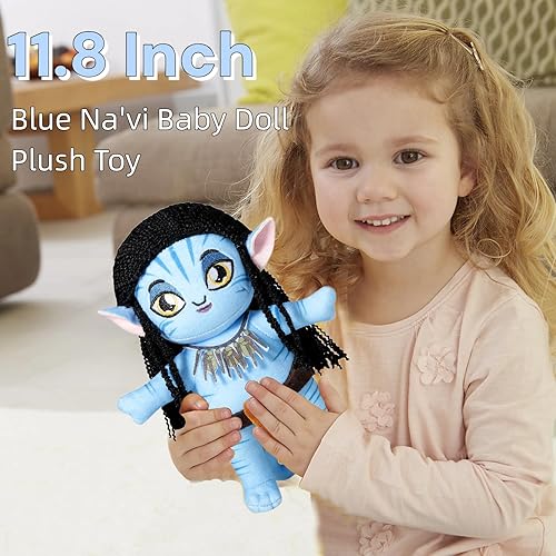Miniatura 7 de Juguetes de peluche de Avatar, lindo peluche de Aniaml en pañalero Kawaii Na'vi Baby Doll regalos de Navidad y cumpleaños, perfecto para niños,